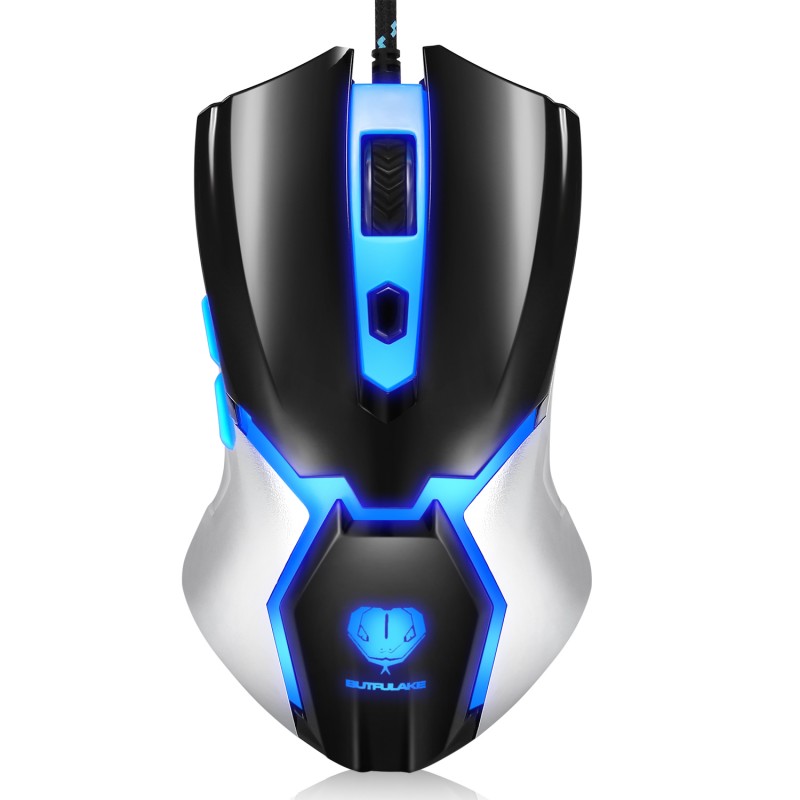 Gaming Mouse Wired,Programmable Ergonomic Gaming Mice with 3200